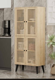 Hanah Home Armario Multiusos Roble Zafiro